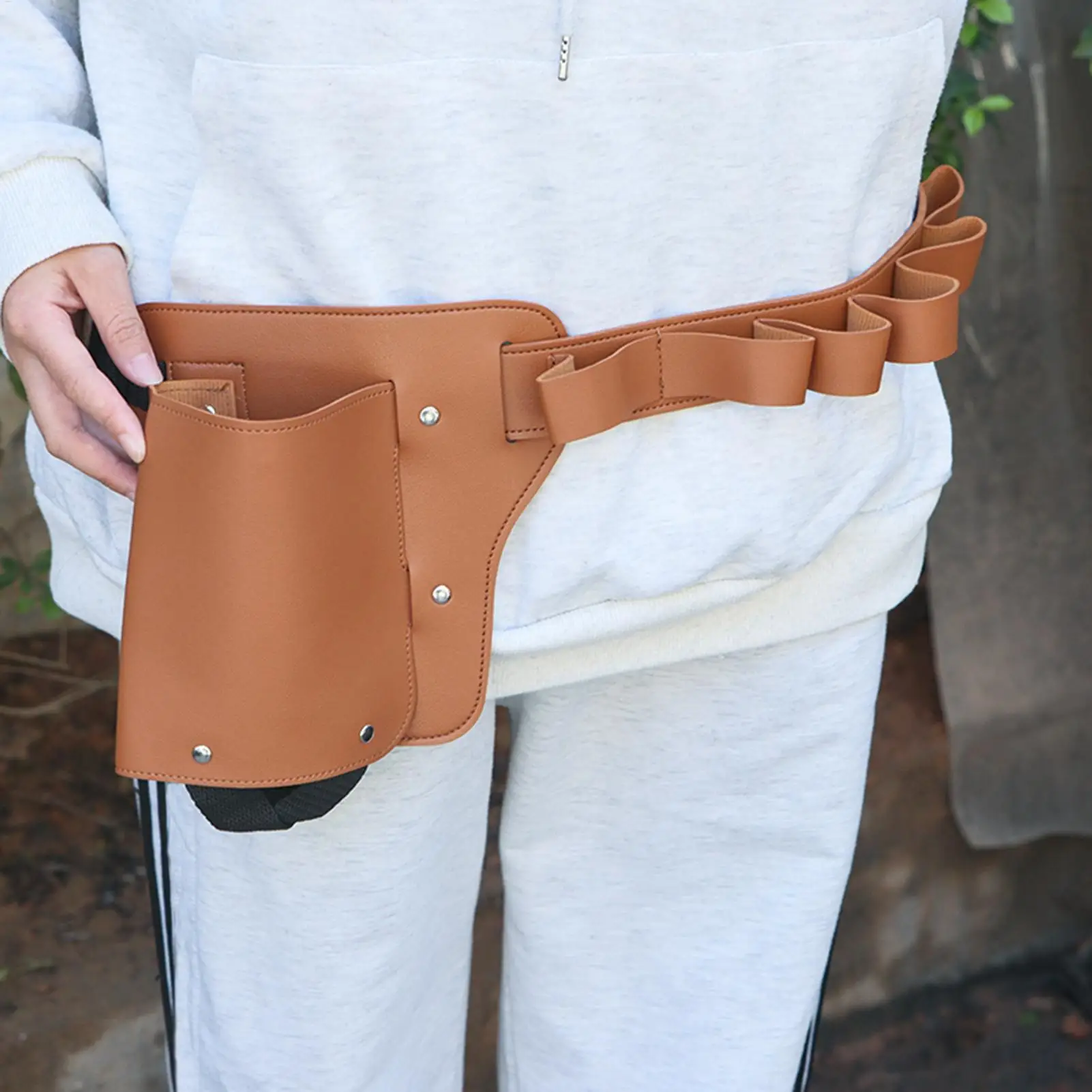 Waist beer bottle waist bag Adjustable Drink Holder for camping Portable Beer Belt Bag Wine Bottles Can Holder Waist Pack Bag