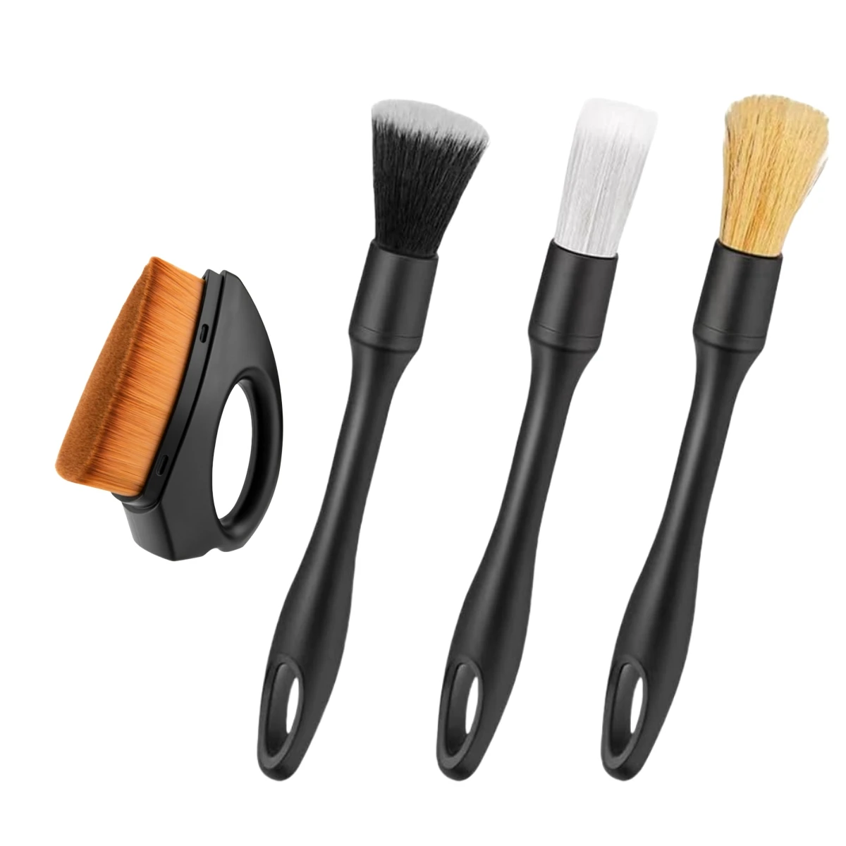 Enhanced Car Detailing Brush Set for Interior Cleaning and Dusting
