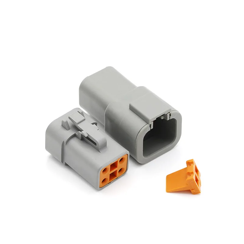 DEUTSCH 커넥터 플랜지 수 DT06-2S 자동차 방수 커넥터 DT04-2P 암 플러그, DT/DTM/DTP/DT15/DT13