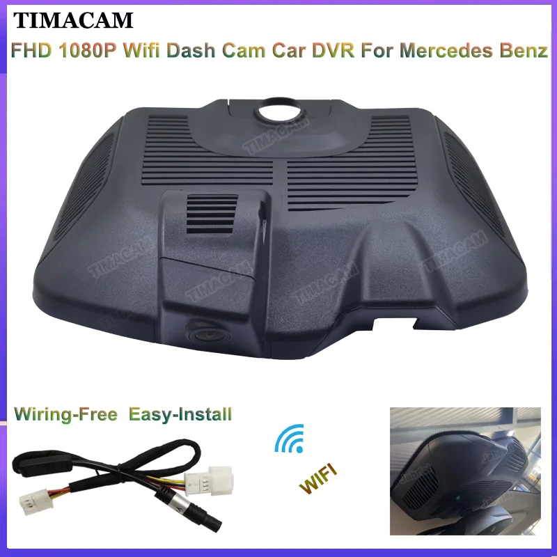 

Dash Cam For Mercedes Benz EQS 450 580 V297 450+ 500 4MATIC AMG EQS 53 4MATIC+ 2021 2022 2023 FHD 1080P Car DVR Driving Recorder