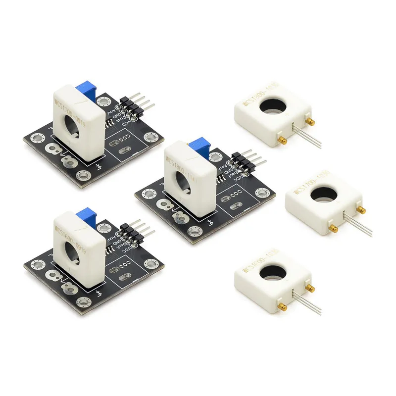 

1/2/5/10/20Pcs WCS1800/1700/1600 Hall Current Sensor Adjustable 35/70/100A Short Circuit Overcurrent Protection Module