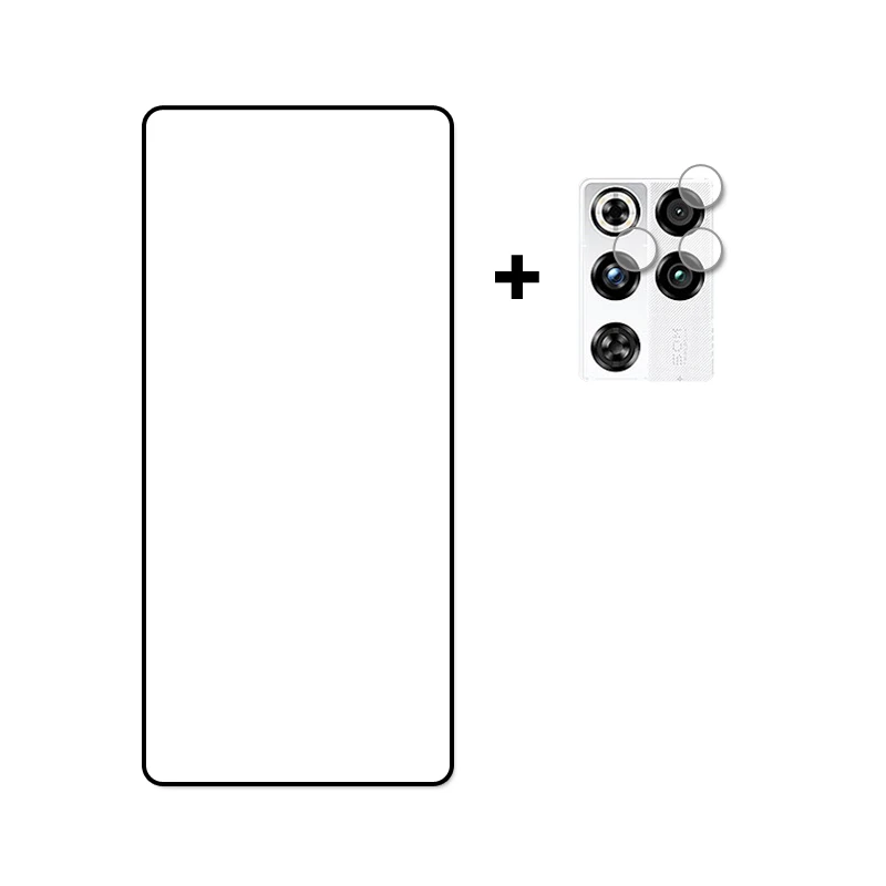 Premium Full Cover Tempered Glass Screen and Camera Protector