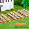 15pcs 8mm 10mm Miniature Flower Ho Diy Model Making Grass Tuft Cluster Garden Decoration Military Scene Materials for Diorama 4