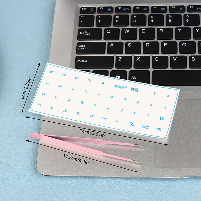 1Set Korean Tear-Off Film Keyboard Sticker Desktop Laptop Key Sticker thumbnail 2