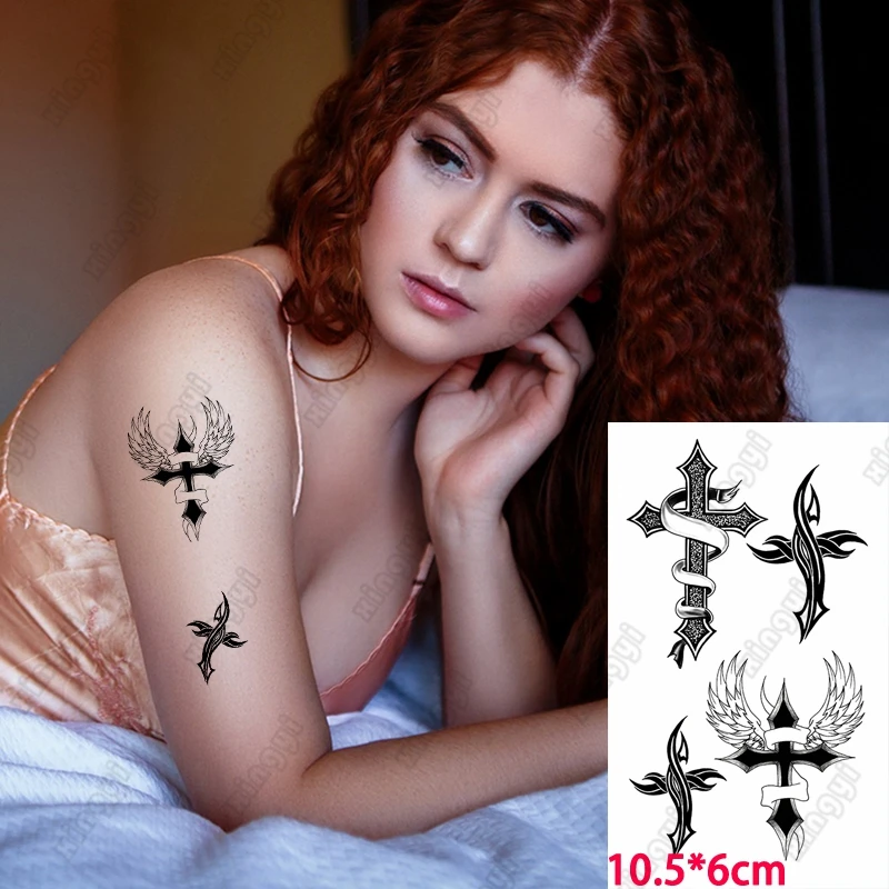 Red Spider Love Heart Temporary Tattoo Sticker Sheep Girl Angel Wing Fake  Tatto Waterproof Tatoo Wrist Arm Small Size Women Men - AliExpress