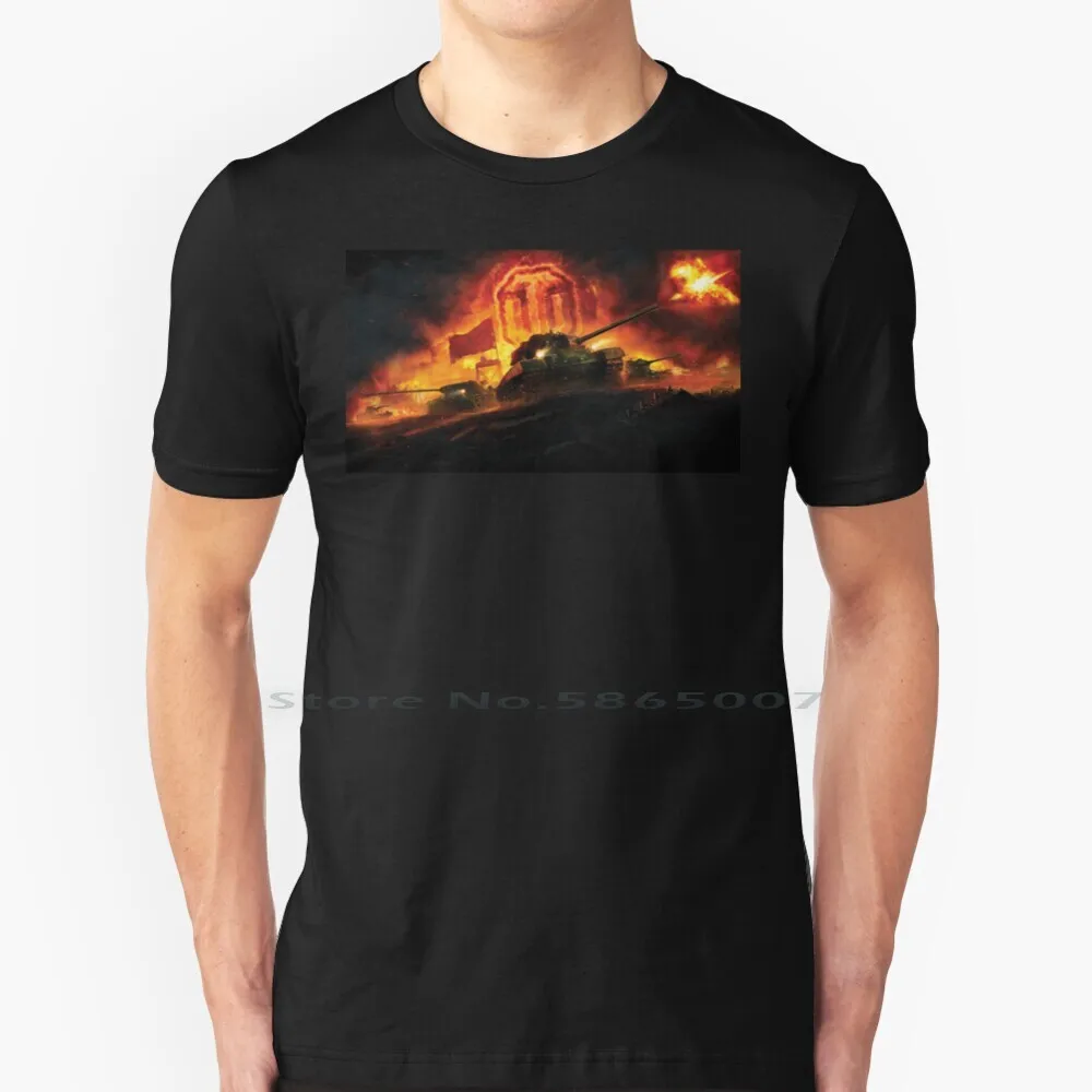 World Of Tanks T Shirt 100% Cotton Games World Of Big Size 6Xl Tee Gift Fashion