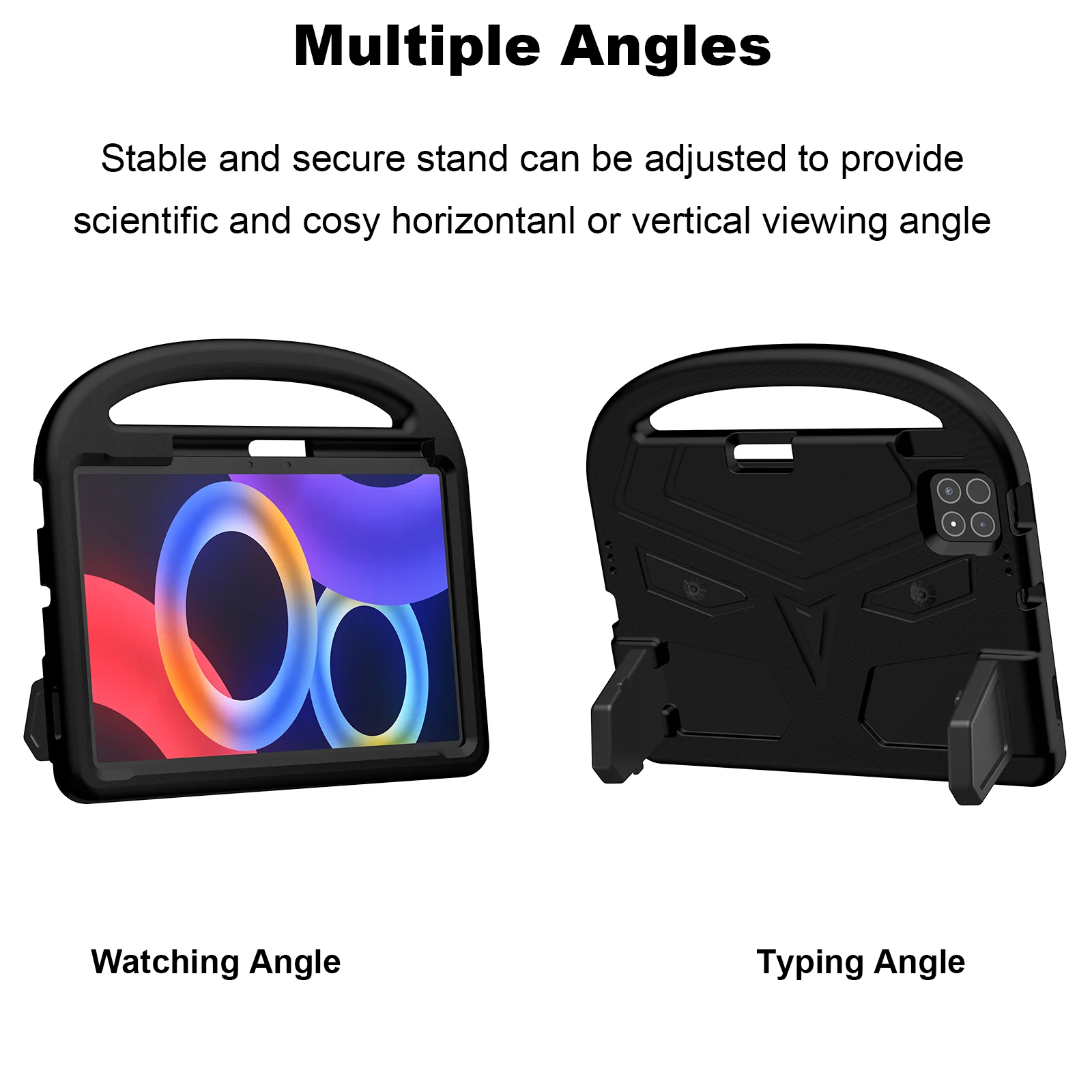 Durable EVA Kids Tablet Case with Handle and Stand