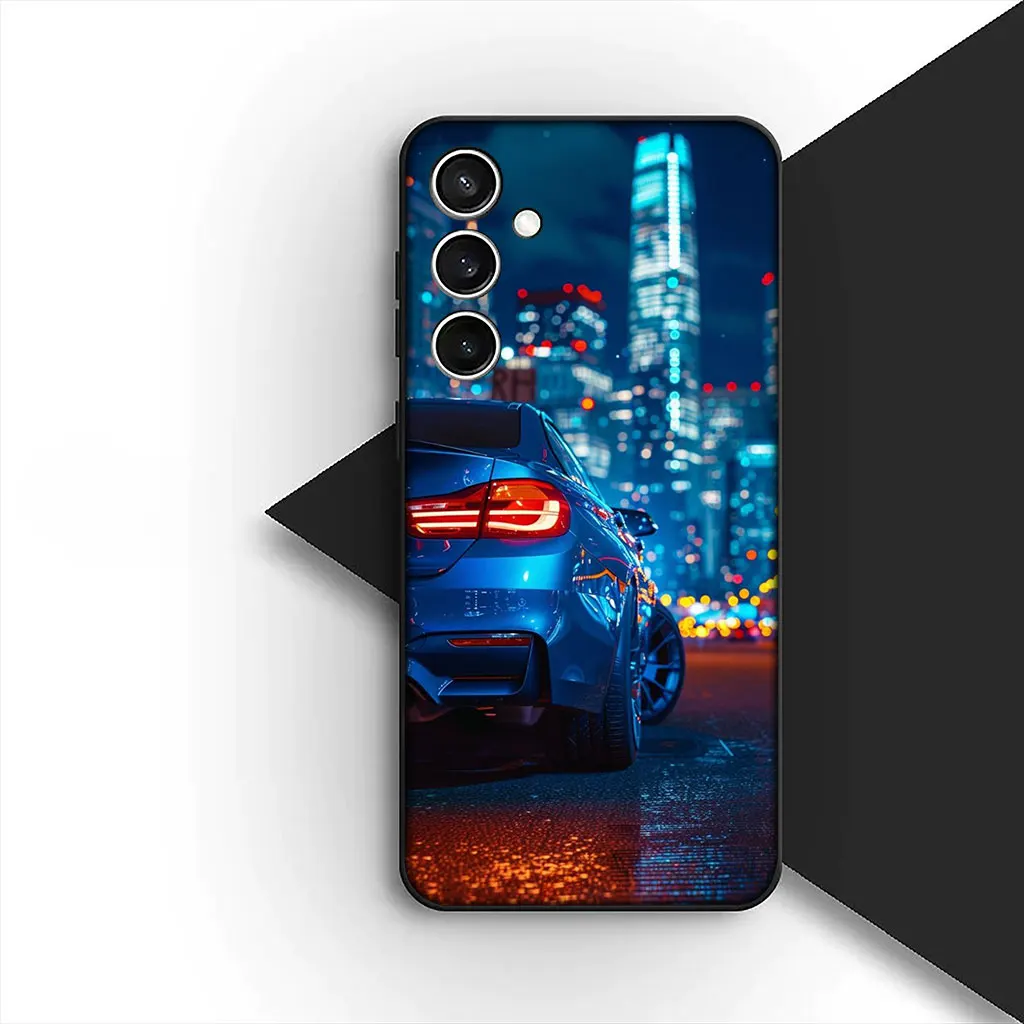 Supercar Cartoon Taillights Soft Phone Case