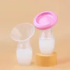Portable Silicone Manual Breast Pump Breastmilk Storer Breastfeeding suction bottle 1