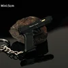 1：4 High Quality Toy Gun 5cm Mini ttiG34 Metal Glock Keychain Alloy Pistol Colt 1911 Weapon Model Simulated Pistol Toys for Men 5