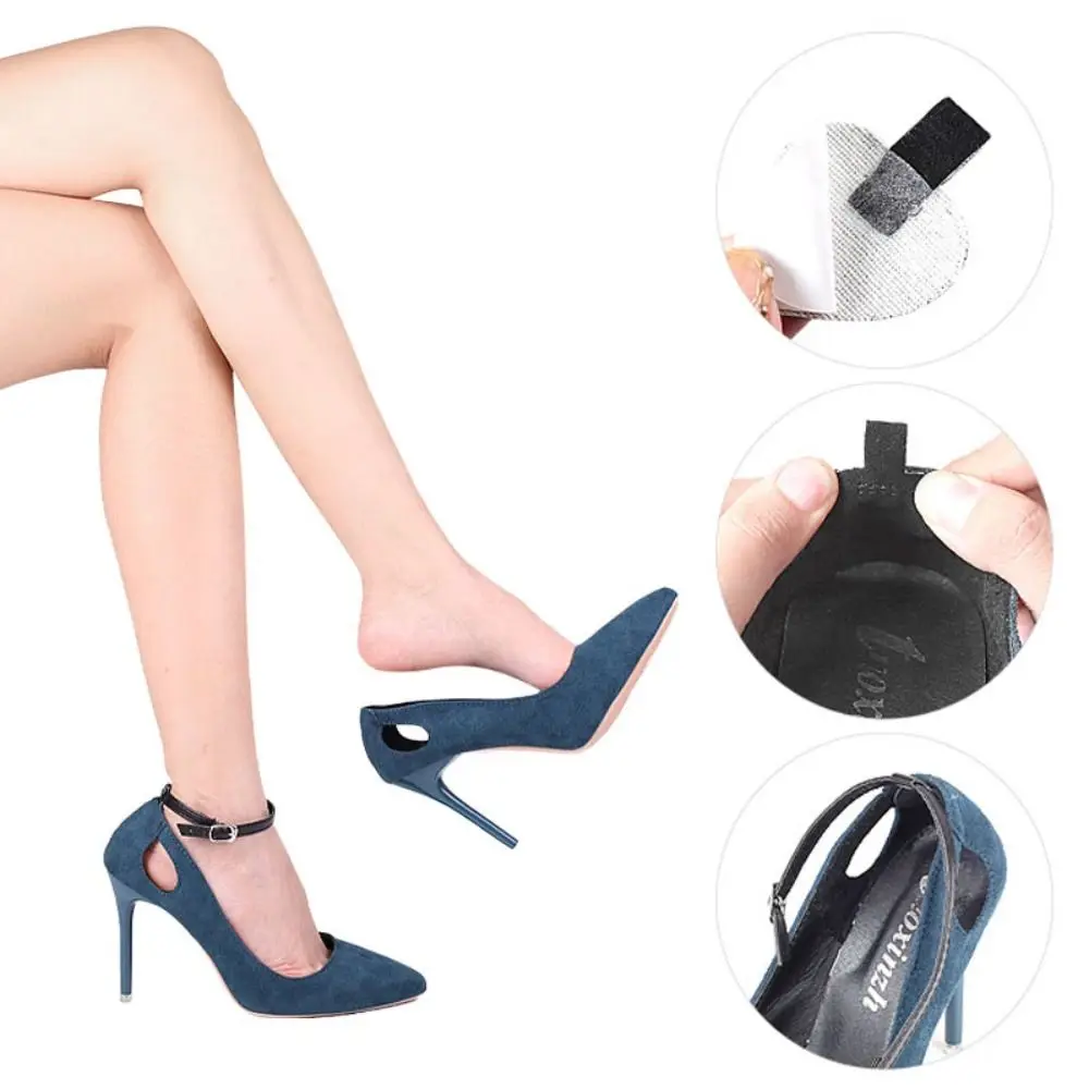 Shoelaces Without Ties Women Fashion Adjustable Shoe Belt Ankle Holding Loose Anti-skid Bundle Straps For High Heels