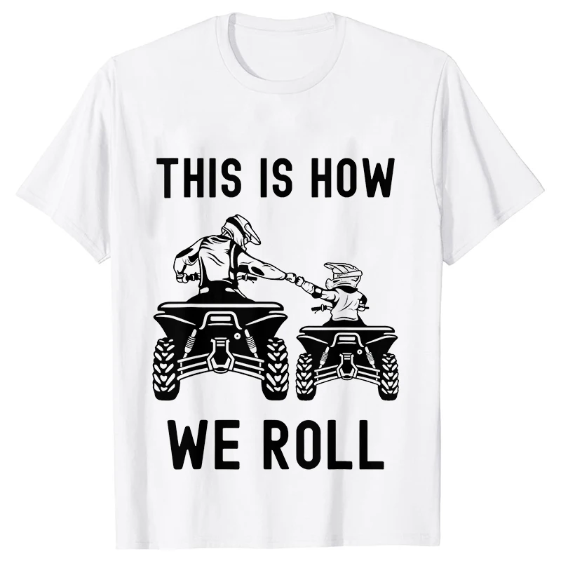 Men'S Four Wheeler Off Road Dirt Biker Father Son Trail  T-Shirts Graphic T Shirts Men Clothing Streetwear Dad Son Camisetas 3