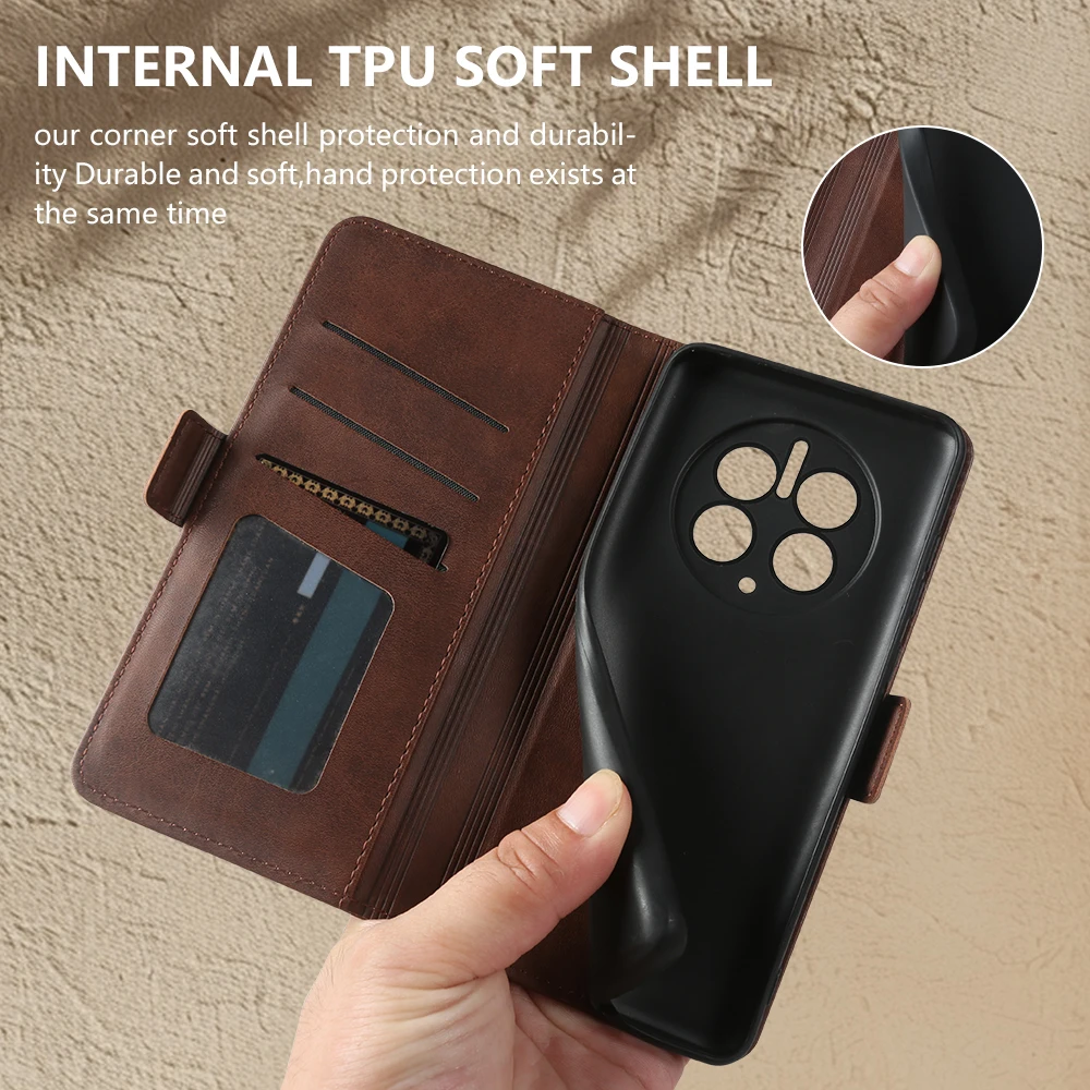 Ultra Luxury Leather Wallet Cover - Premium Style and Protection