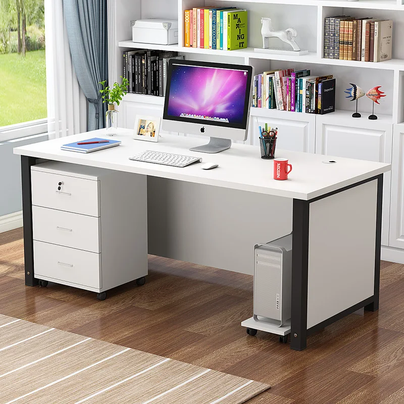 Standing School Office Desk Cheap Filing Monitor Modern Writing Storage Office Desk Workbench Table Pliante Office Furniture HDH