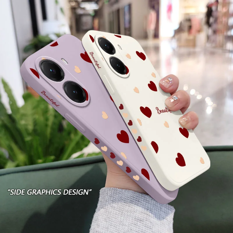 Red Heart Silicone Soft Phone Case