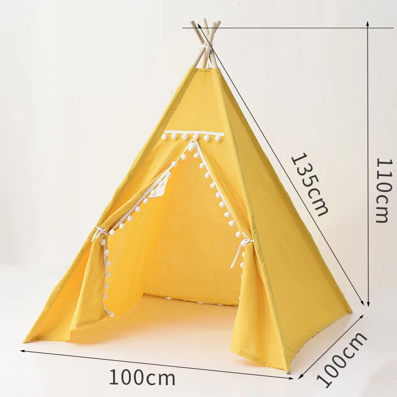 yellow tent