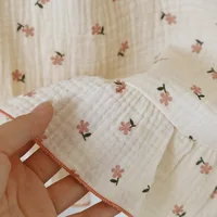 2026 Japanese Summer New Women's Pajama Set 100% Cotton Crepe Cloth Ladies Suspender+Shorts Two Piece Home Furnishing Set - Image 6