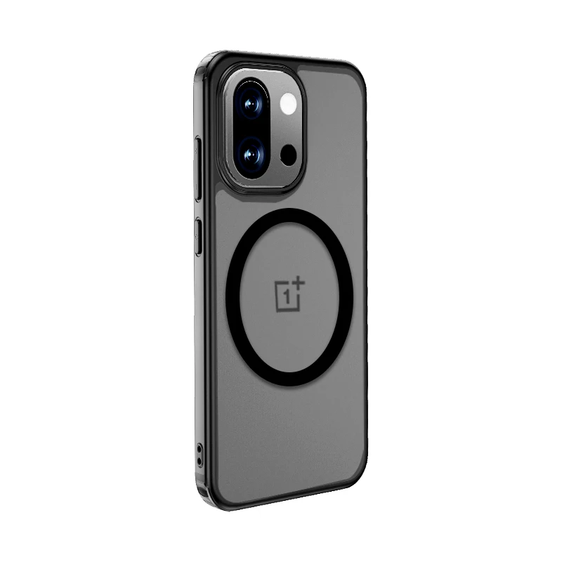 Enhanced Shockproof Matte Translucent Case with Magnetic Feature