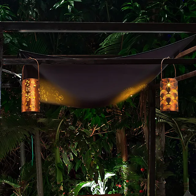 Kerti Táj Lámpa Vasfestés Eljárás Vízálló És Rozsdamentes Napenergia Decoração Para Casa - Image 2