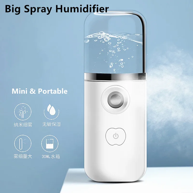 Fashion Portable Steam Face Humidifier Colorful Handheld Ultrasonic