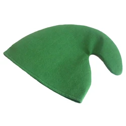 Festive Multicolor Christmas Elf Hats - Holiday Decor and Party Props (Green)