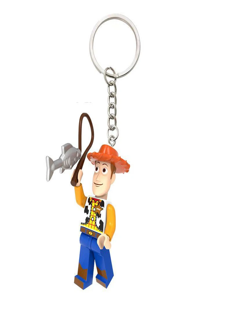 thumbnail image 1 of LLavero de bloques de construcción de Robot de Anime para hombres y mujeres, juguete de modelo de muñeca pequeña de murciélago de hadas de dibujos animados, bolso de coche, colgante de encanto, regalo, 1 of 5
