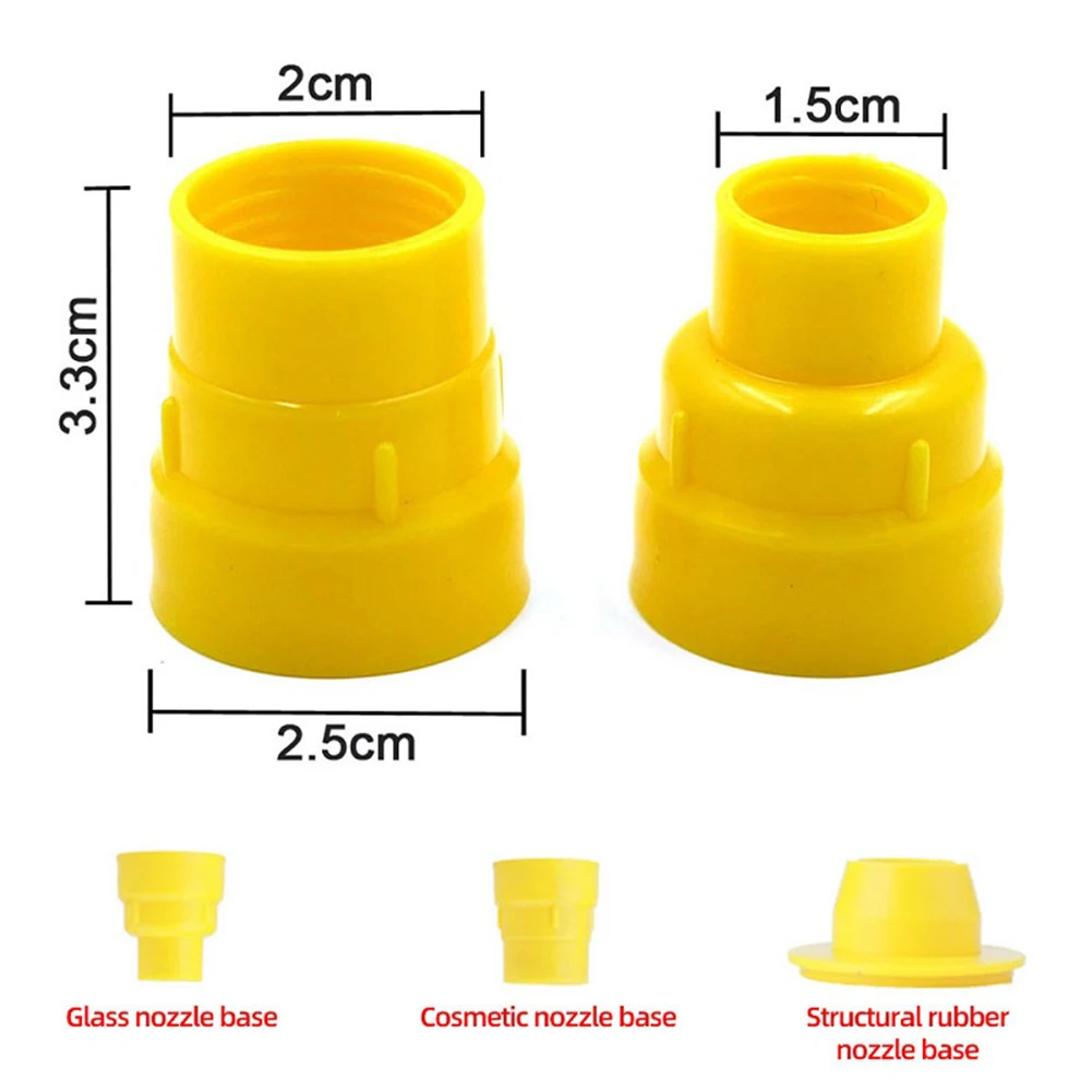 22PCS Stainless Steel Caulking Finisher Caulk Nozzle Applicator Silicone Caulking Tools Sealant Glue Kitchen Bathroom Sink Joint 6