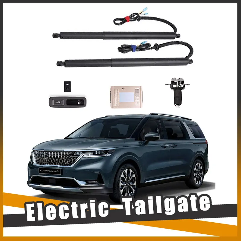 

Подходит для KIA Carnival 2016-2023, автомобильные аксессуары, Интеллектуальная электрическая задняя дверь, Модифицированная опорная штанга для багажника автомобиля, переключатель для задней двери
