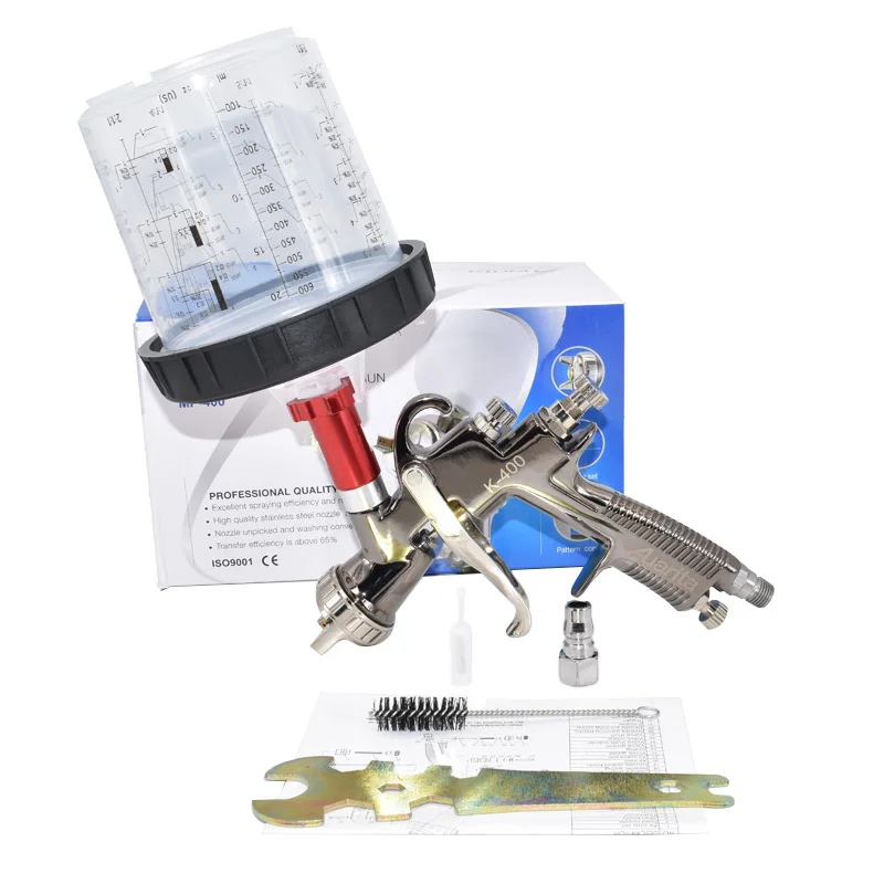 Высококачественный пистолет-распылитель для автомобиля LVMP Auarita K400 пистолет-распылитель для краски 1,4 мм 1,7 мм нержавеющая насадка пистолет-распылитель для краски аэрограф инструменты