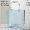 Creative Transparent Glass Handbag Fish Tank Vase Living Room Flower Arrangement Hydroponic Decoration Fish Tank Decoration Gift 6
