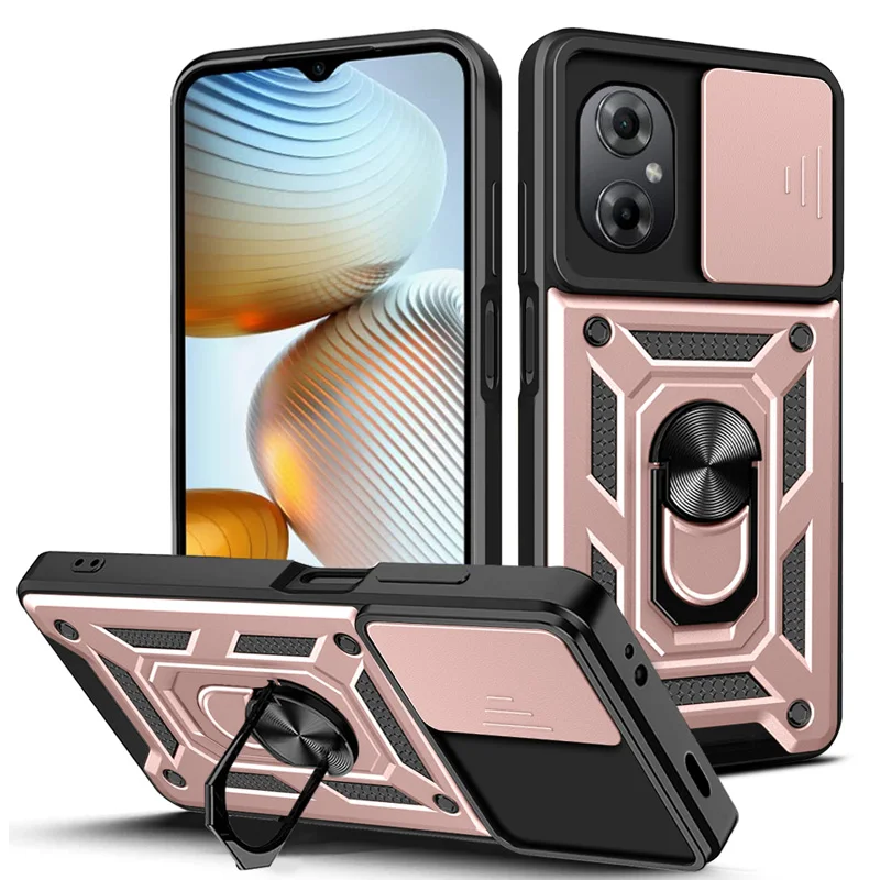 Enhanced Camera Lens Protector Armor Case with Military-Grade Bumpers and Ring Cover