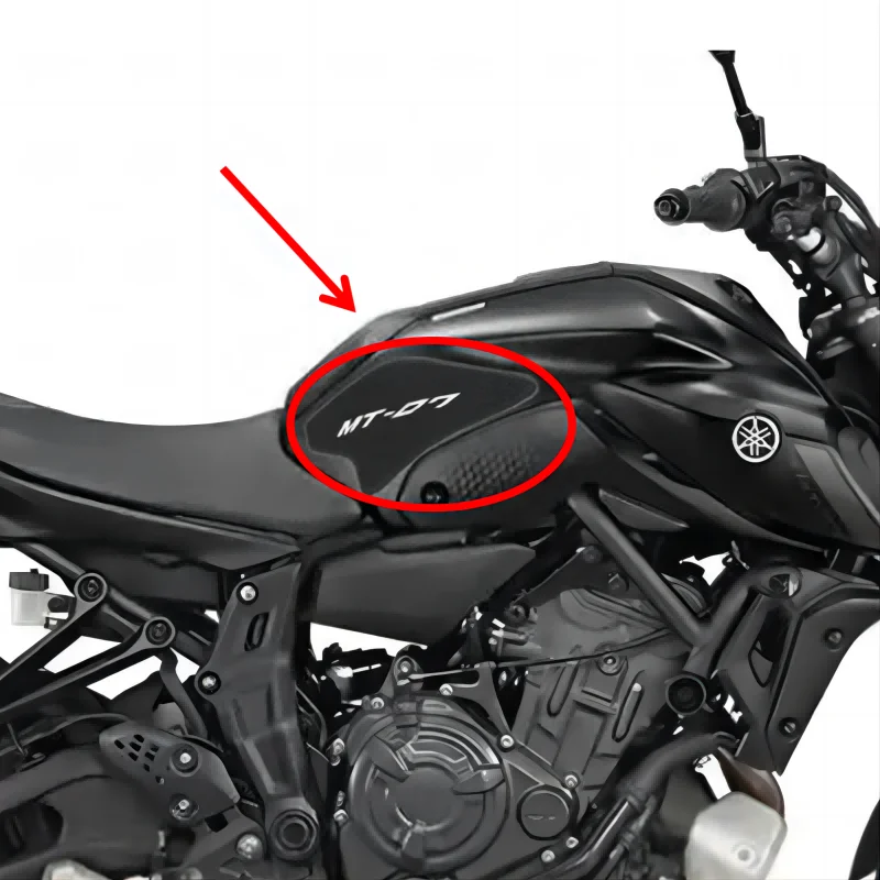 

3M Rubber Tank Grip Pads stickers For Yamaha MT - 07 Protector Sticker Traction Pad Side Anti slip Decal Motorcycle accessories