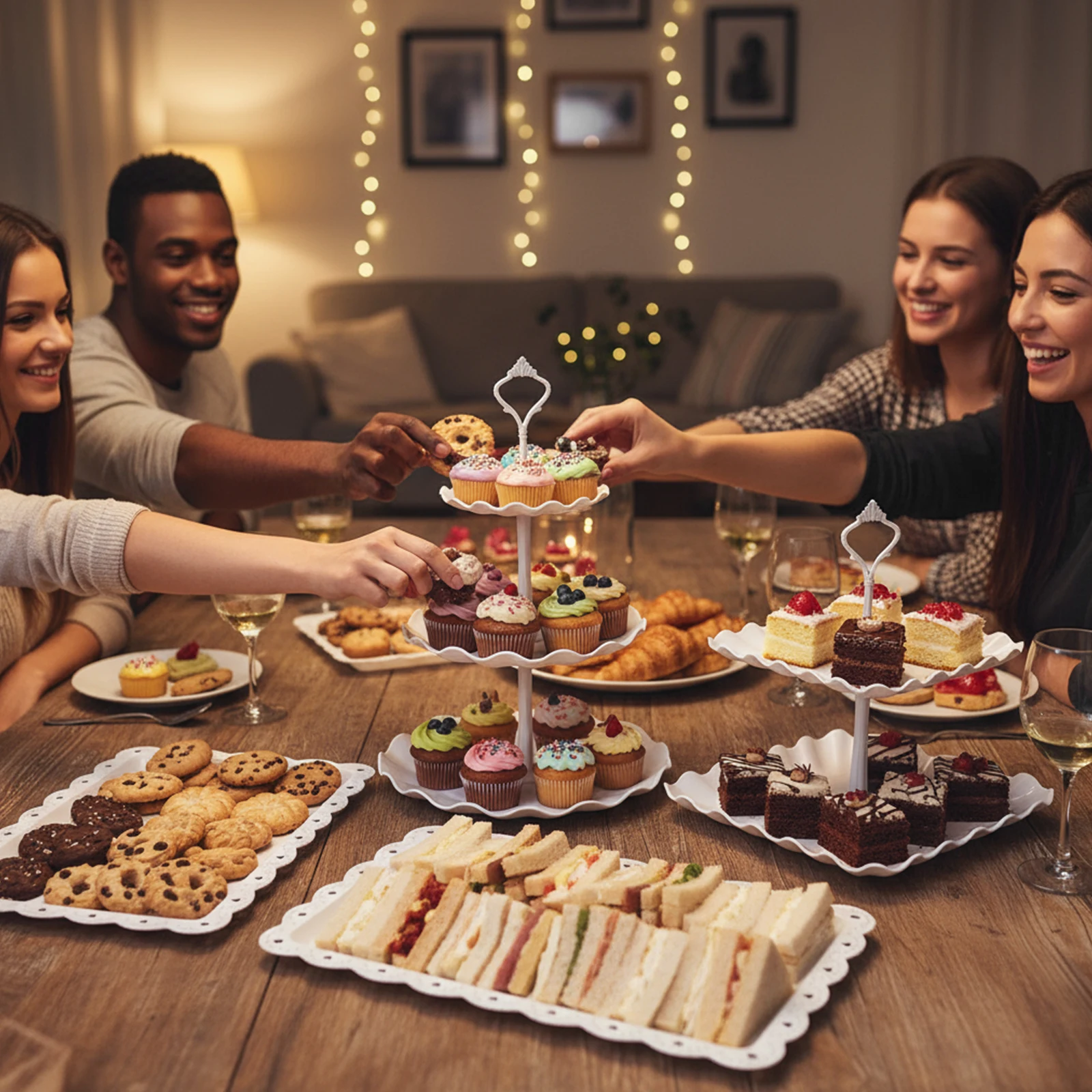 10 Pcs dessert table display set