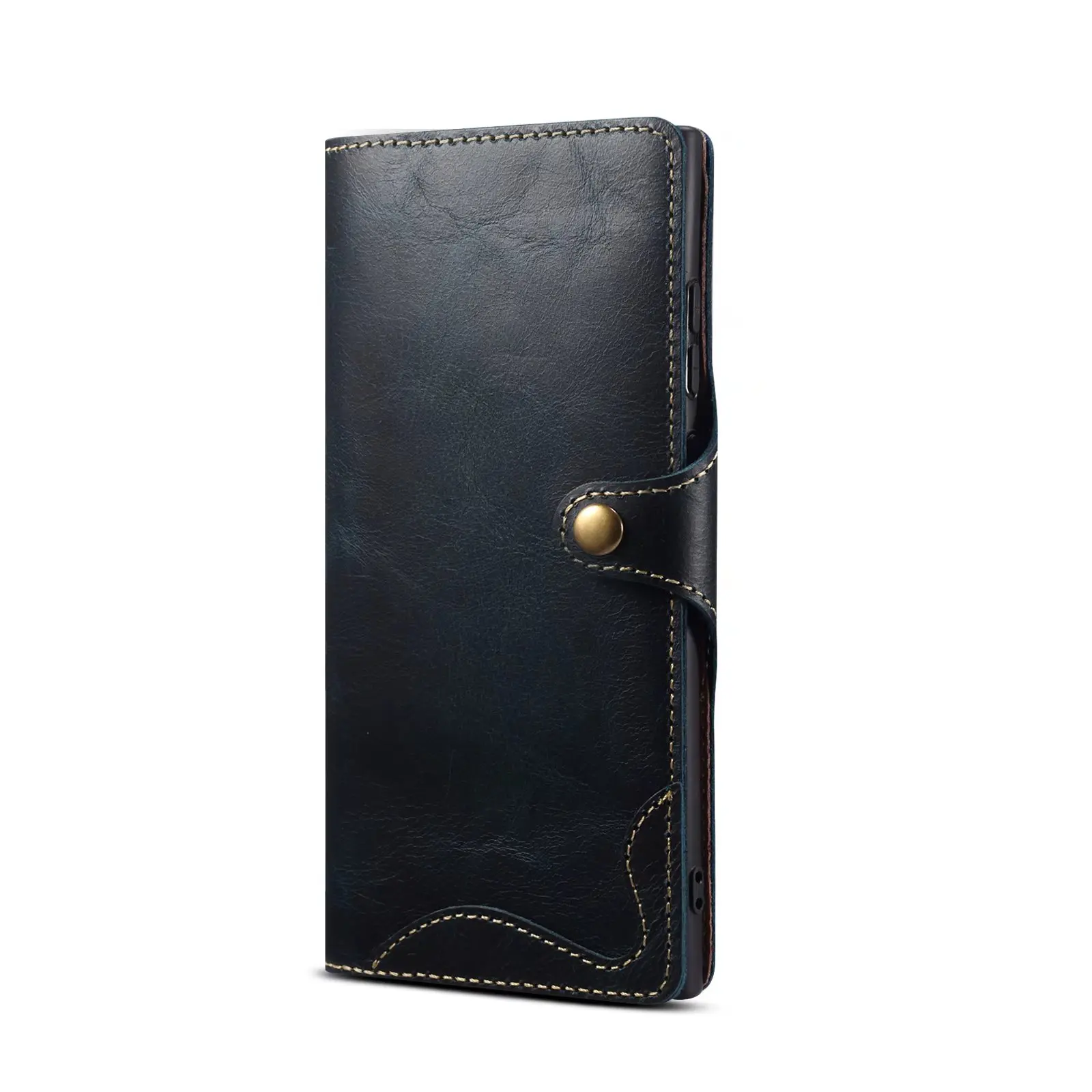Premium Vintage Cowhide Leather Wallet Cover with Card Holder