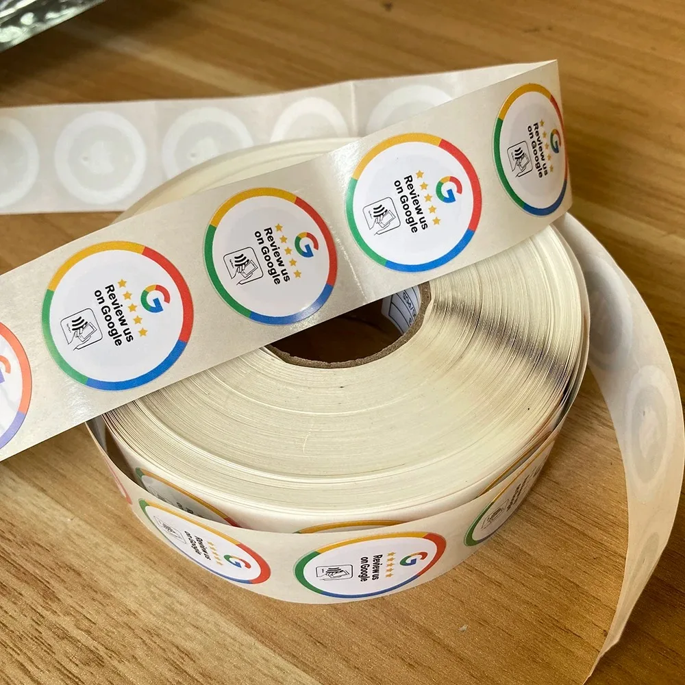 

20Pcs Google Review NFC Sticker Increase Your Reviews Google Tap To review Cards Boost Your Reviews PVC Material Durable