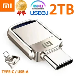 Xiaomi USB 3.1 Flash U Disk 2TB 1TB Type-C Interface 1TB 512GB Mobile Phone Computer Mutual Transmission Portable USB Memory Pen