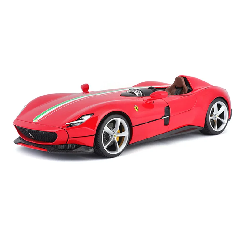 Bburago 1:18 New 2020 Hardcover Edition Ferrari Monza Sp1 Auto Statica Die Cast Veicoli Modello Da Collezione Giocattoli Per Auto