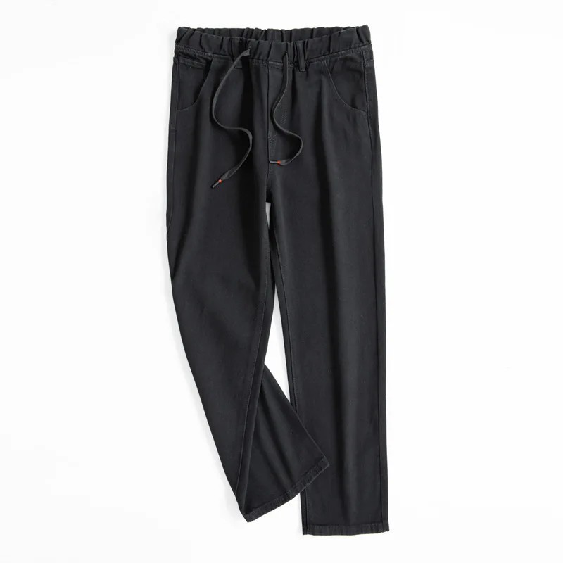 2022 New Hip Hop Streetwear Baggy Jeans For Men Korean Fashion Loose Straight Wide Leg Man Pants Men's Clothing Large Size Black