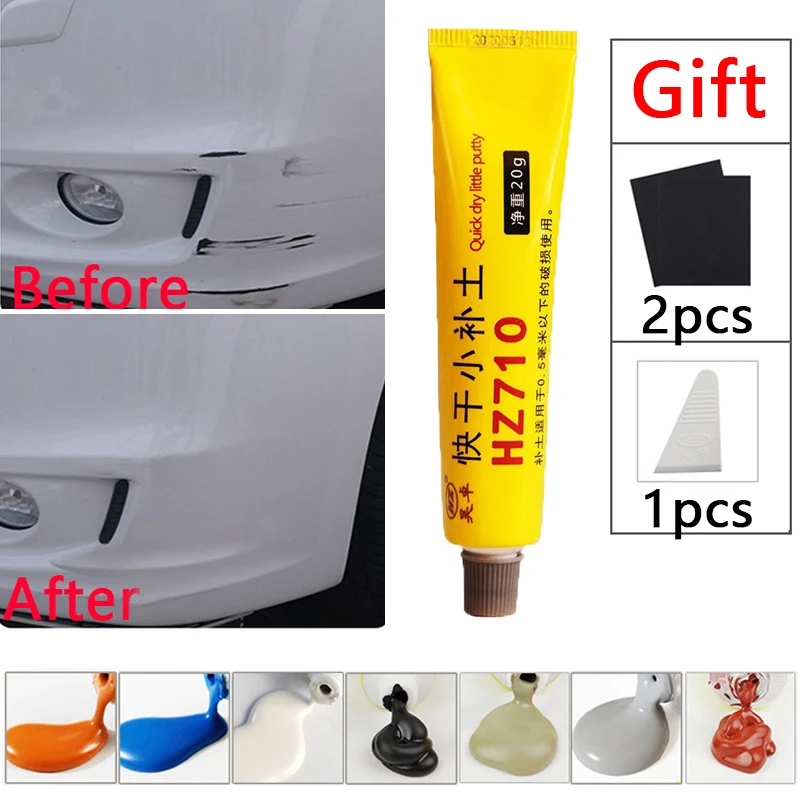 Automobile refinishing coating scratch repair putty filler car body repair tool set car accessories