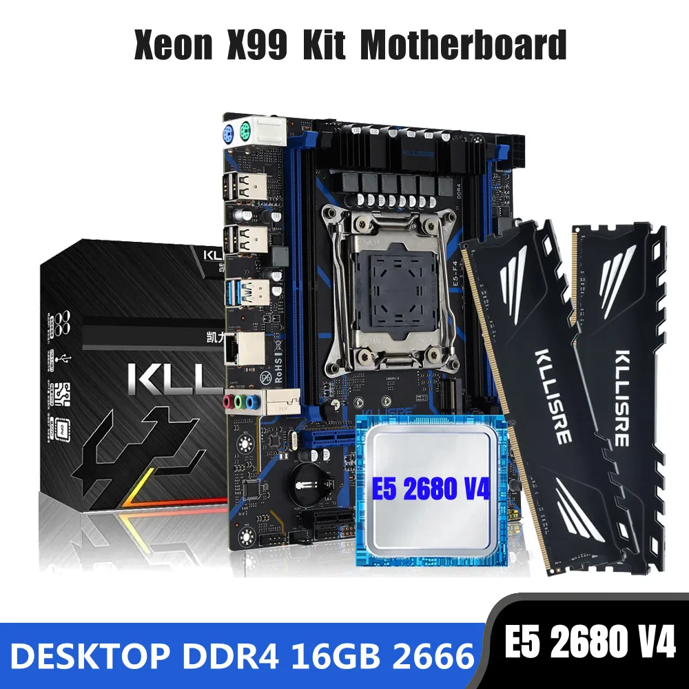 Kllisre-X99-Motherboard-Combo-Kit-Set-LGA-2011-3-CPU-Xeon-E5-2680-V4 ...