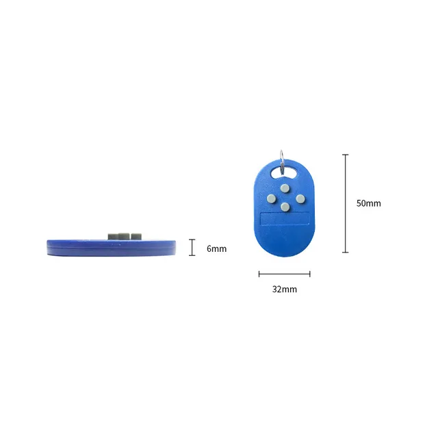 Access Control RFID Multiple T5577 EM 125khz Writable IC 13.56Mhz M1k S50 UID Changeable Keychain Tag Token Copy Clone CUID 6