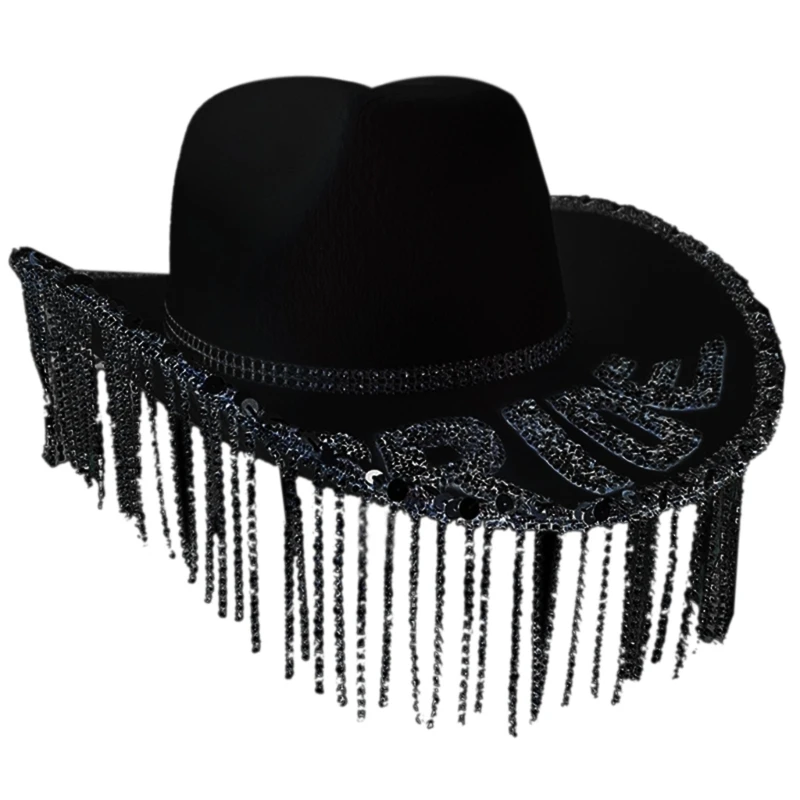 

Cowgirl Hat с мерцающими искусственными элементами для девичника