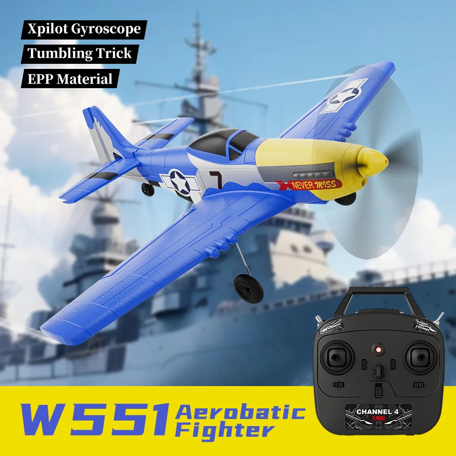 Planeur RC avec stabilisation XPILOT pour débutants et experts, effectuant une acrobatie aérienne en un clic.