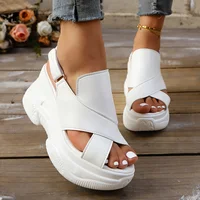 Nouvelles sandales de sport pour femmes, polyvalentes et tendance, chaussures décontractées confortables, pantoufles multi-activités pour femmes 2