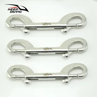 KEEP DIVING 316 Stainless Steel Scuba Diving Double Ended Hook BCD Chioce Snap Bolt kit Quick Draw 2