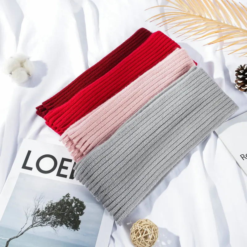 Children's Scarves To Keep Warm Boys and Girls Thickened Small Baby Knitted Boys Gift Scarves