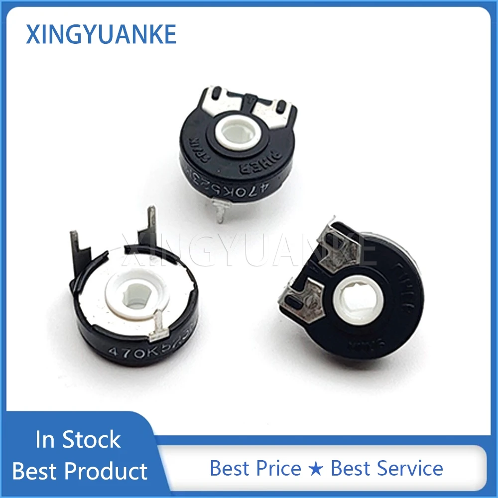 2PCS Adjustable Potentiometer PT15 470K B474 Trimmer Potentiometer Adjustable Resistor electronic components