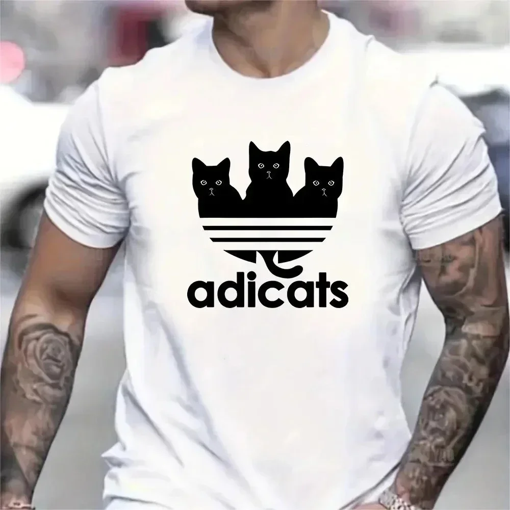 Футболка мужская с забавным принтом, 100% хлопок