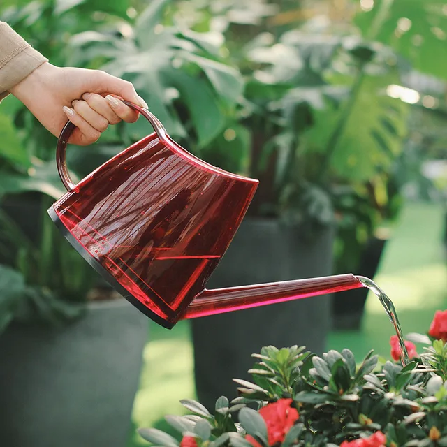 1.4L Watering Can Long Mouth Flower Sprayer Plants Watering Pot Succulent Shower Water Cans Garden Resin Sprinkler Kettle 2