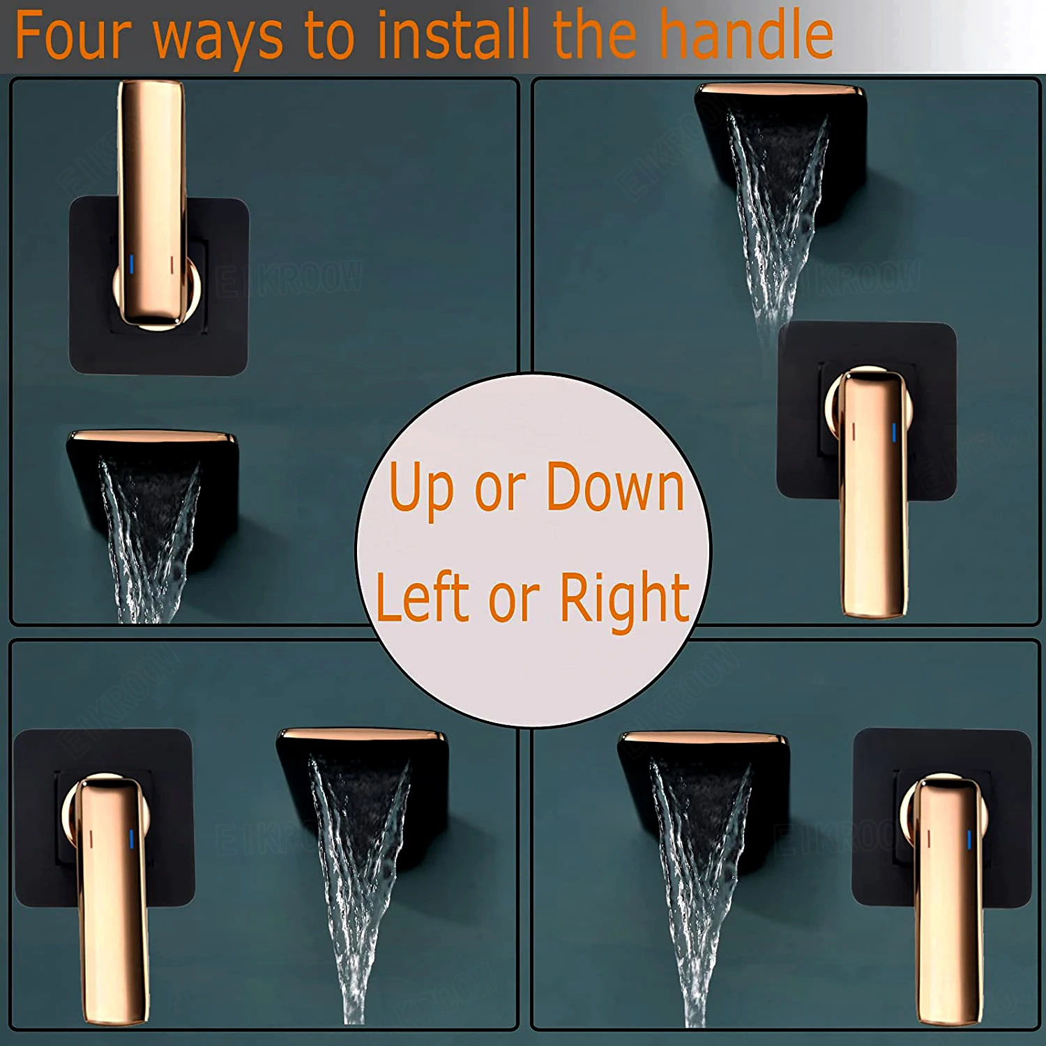 Рисунок 3 - Настенный смеситель для ванной комнаты